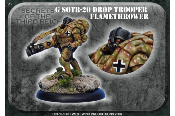 G-SOTR20 German Para Drop Armour Flamethrower 