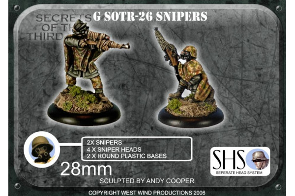 G-SOTR26 German Mech Grenadier Snipers (2)