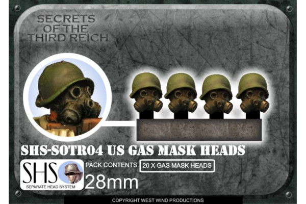 SHS-SOTR04 US Gas Mask Heads 