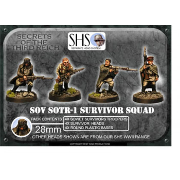 SOV-SOTR01 Survivor Squad (SHS) - Mixed Heads (4) 