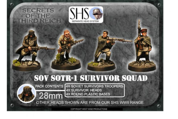 SOV-SOTR01 Survivor Squad (SHS) - Mixed Heads (4) 